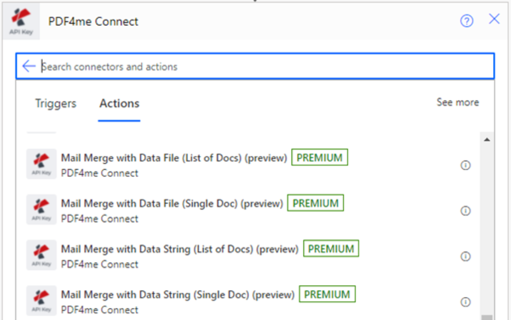 Choose the right Mail merge connector